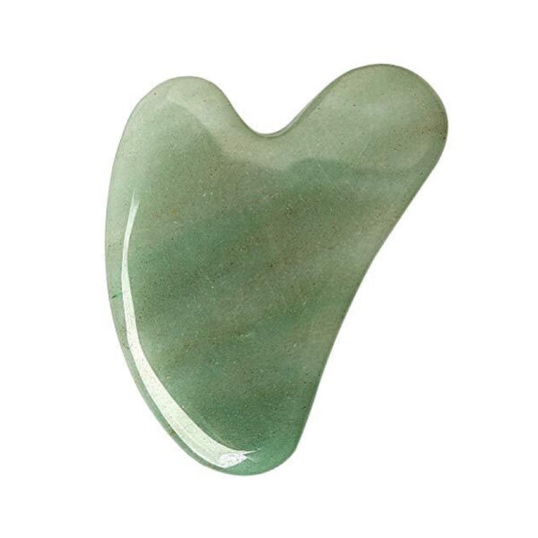 Jade Heart Shaped Facial Gua Sha tool